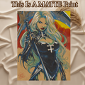 Lady Death Art Illustration Hard Signed 8.5x11in Fine Art PRINT