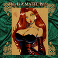 Jessica Rabbit Art Illustration Hard Signed 8.5x11in Fine Art PRINT