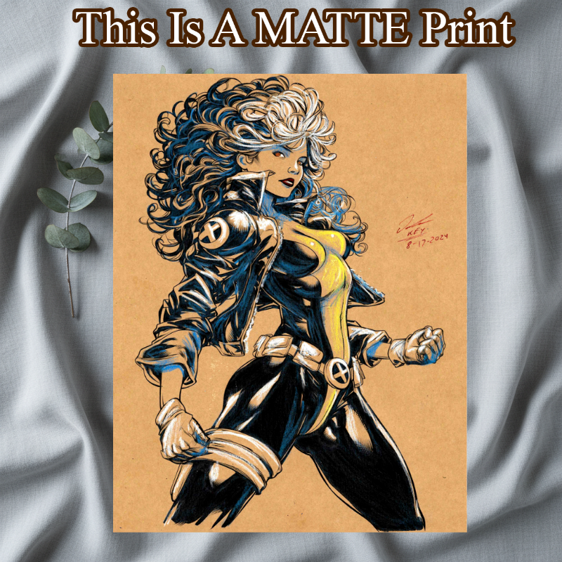 Rogue Art Illustration Hard Signed 8.5x11in Fine Art PRINT