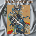 Gambit Art Illustration Hard Signed 8.5x11in Fine Art PRINT