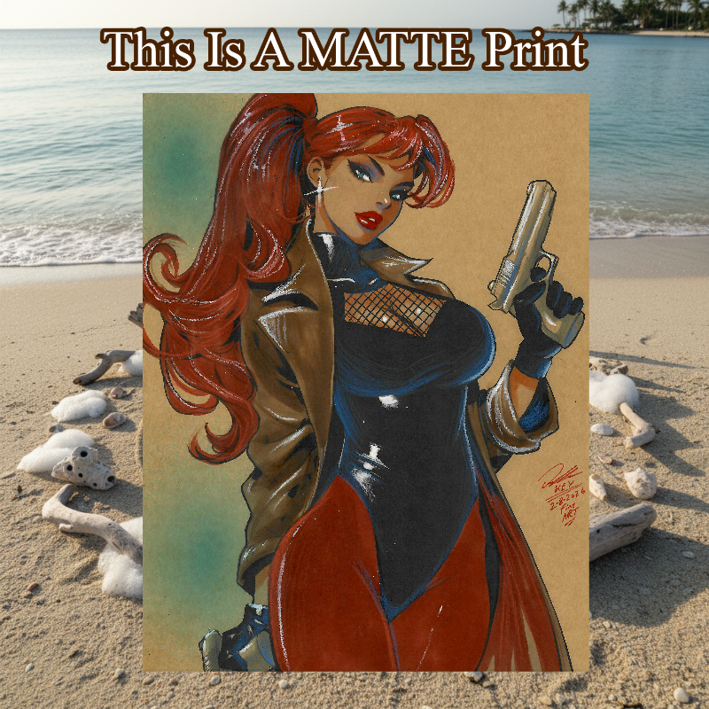 Elsa Bloodstone Art Illustration Hard Signed 8.5x11in Fine Art PRINT
