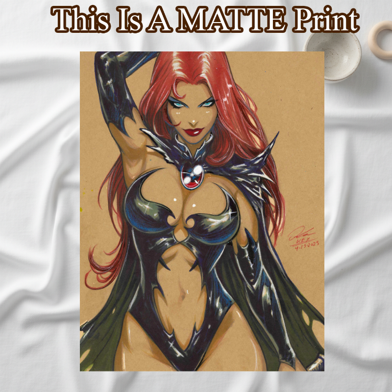 Goblin Queen Art Illustration Hard Signed 8.5x11in Fine Art PRINT