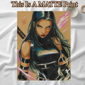 Psylocke Art Illustration Hard Signed 8.5x11in Fine Art PRINT