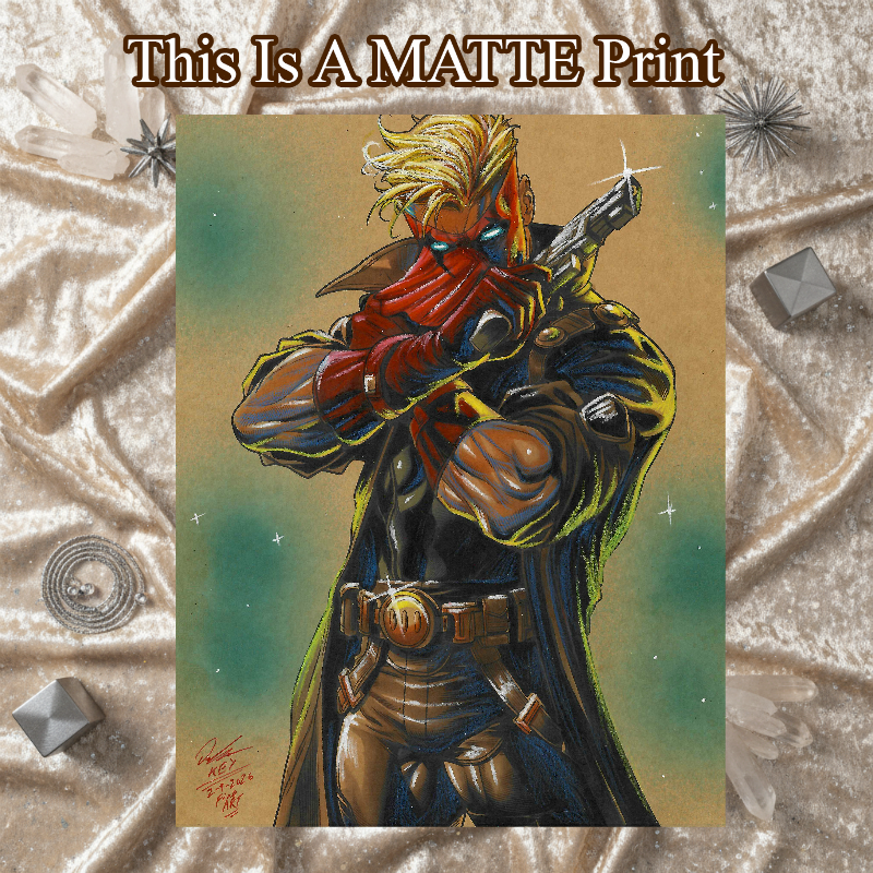 Grifter Art Illustration Hard Signed 8.5x11in Fine Art PRINT