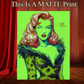 Poison Ivy Art Illustration Hard Signed 8.5x11in Fine Art PRINT