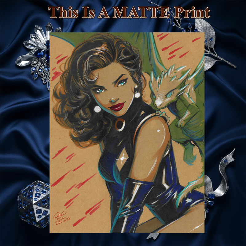 Kitty Pryde Art Illustration Hard Signed 8.5x11in Fine Art PRINT