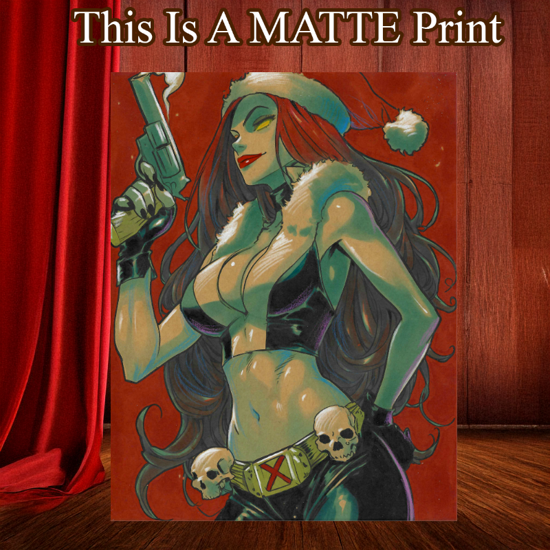 Mystique Art Illustration Hard Signed 8.5x11in Fine Art PRINT