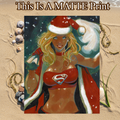 Supergirl Art Illustration Hard Signed 8.5x11in Fine Art PRINT
