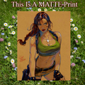 Lara Croft Art Illustration Hard Signed 8.5x11in Fine Art PRINT
