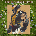 Wolverine Art Illustration Hard Signed 8.5x11in Fine Art PRINT