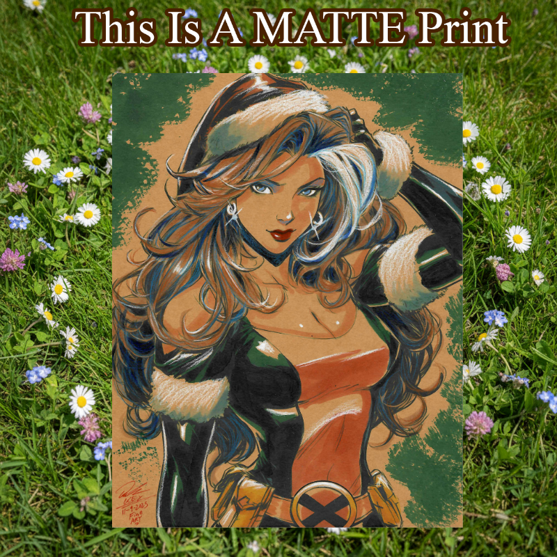 Rogue Art Illustration Hard Signed 8.5x11in Fine Art PRINT