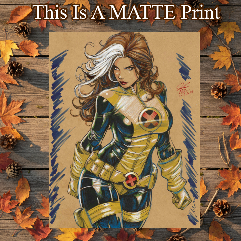 Rogue Art Illustration Hard Signed 8.5x11in Fine Art PRINT