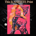 Original Art Illustration Hard Signed 8.5x11in Fine Art PRINT
