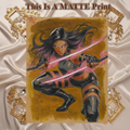 Psylocke Art Illustration Hard Signed 8.5x11in Fine Art PRINT