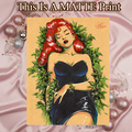 Poison Ivy Art Illustration Hard Signed 8.5x11in Fine Art PRINT