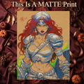 Red Sonja Art Illustration Hard Signed 8.5x11in Fine Art PRINT