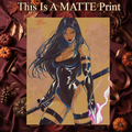 Psylocke Art Illustration Hard Signed 8.5x11in Fine Art PRINT