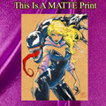Gwen X Venom Art Illustration Hard Signed 8.5x11in Fine Art PRINT