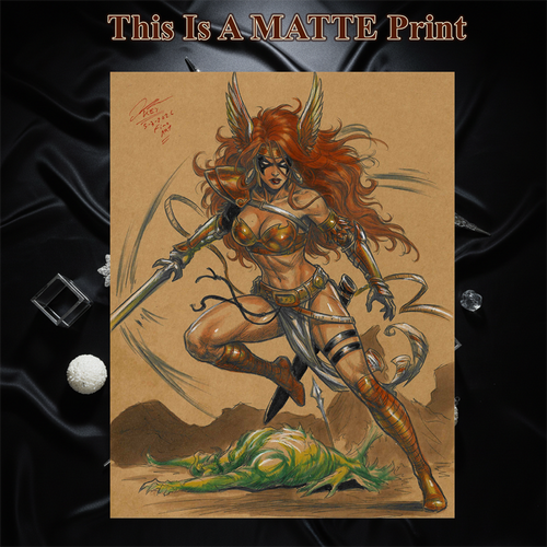Angela Spawn Art Illustration Hard Signed 8.5x11in Fine Art PRINT