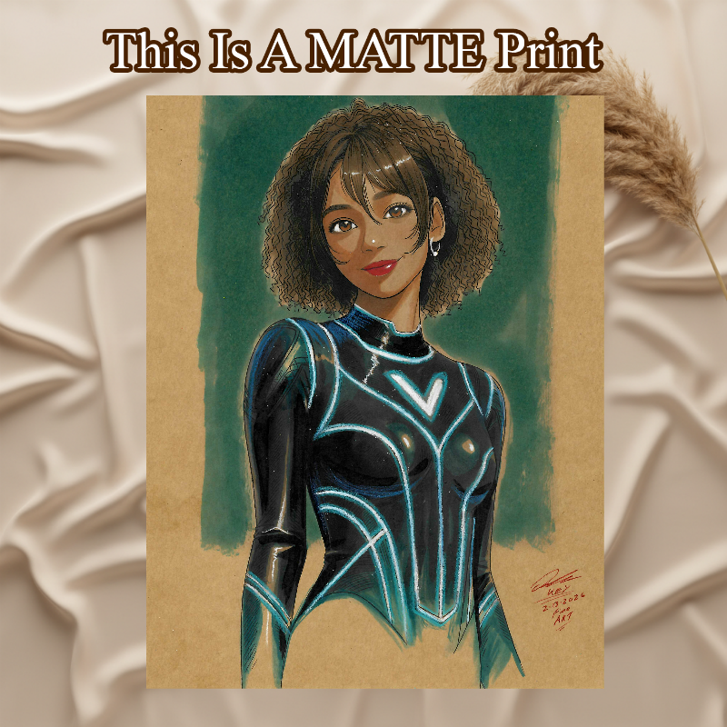 OC Art Illustration Hard Signed 8.5x11in Fine Art PRINT