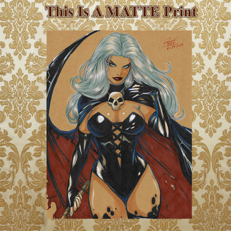 OC Art Illustration Hard Signed 8.5x11in Fine Art PRINT