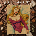 Sleeping Beauty Art Illustration Hard Signed 8.5x11in Fine Art PRINT