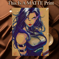 Psylocke Art Illustration Hard Signed 8.5x11in Fine Art PRINT