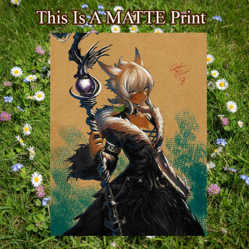 Y'Shtola Rhul Art Illustration Hard Signed 8.5x11in Fine Art PRINT
