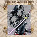 Psylocke Art Illustration Hard Signed 8.5x11in Fine Art PRINT