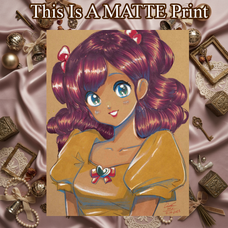 OC Art Illustration Hard Signed 8.5x11in Fine Art PRINT