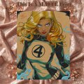 Sue Storm Art Illustration Hard Signed 8.5x11in Fine Art PRINT