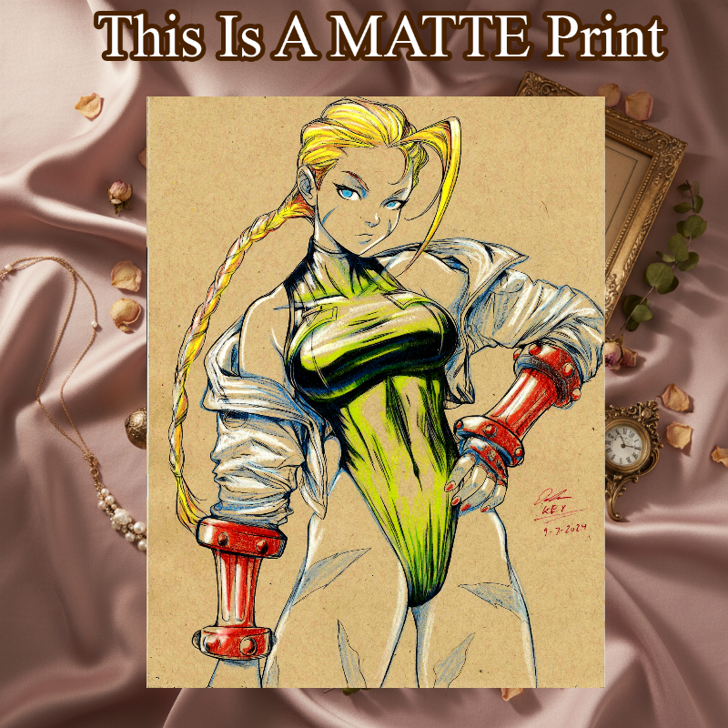Cammy Art Illustration Hard Signed 8.5x11in Fine Art PRINT