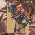 OC Art Illustration Hard Signed 8.5x11in Fine Art PRINT