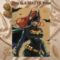 Batgirl Art Illustration Hard Signed 8.5x11in Fine Art PRINT