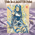 Psylocke Art Illustration Hard Signed 8.5x11in Fine Art PRINT