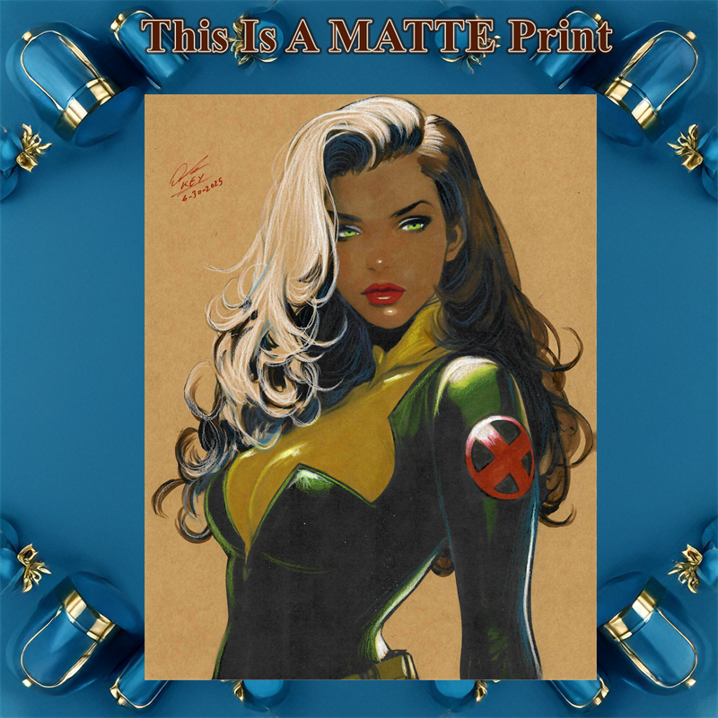Rogue Art Illustration Hard Signed 8.5x11in Fine Art PRINT