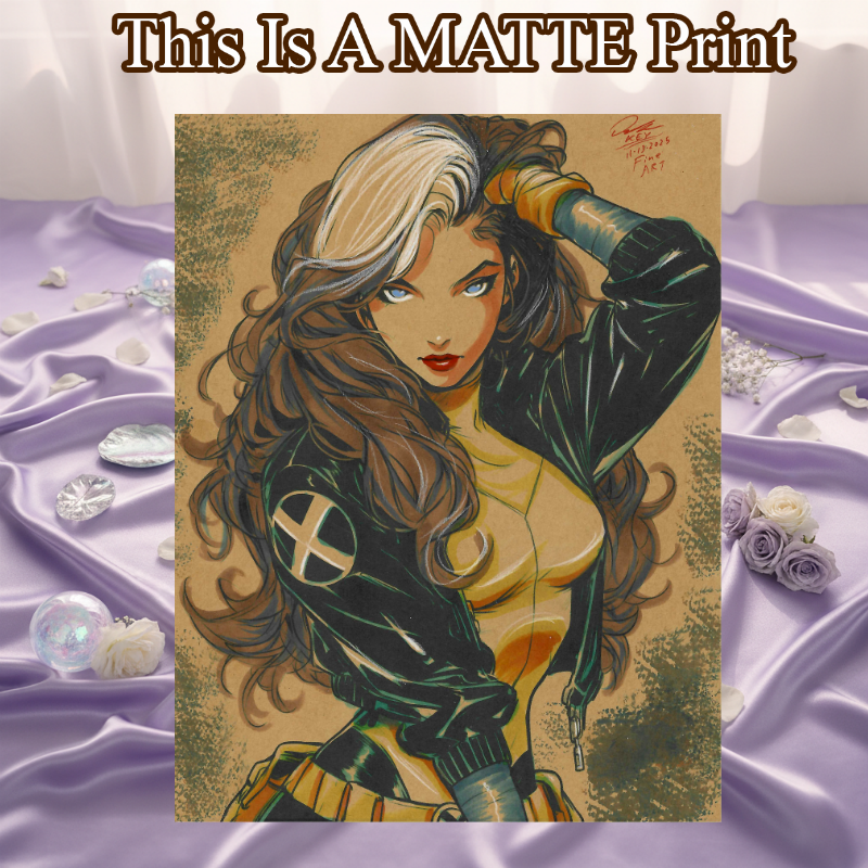 Rogue Art Illustration Hard Signed 8.5x11in Fine Art PRINT