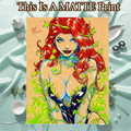 Poison Ivy Art Illustration Hard Signed 8.5x11in Fine Art PRINT