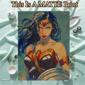 Wonder Woman Art Illustration Hard Signed 8.5x11in Fine Art PRINT