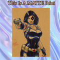 Domino Art Illustration Hard Signed 8.5x11in Fine Art PRINT