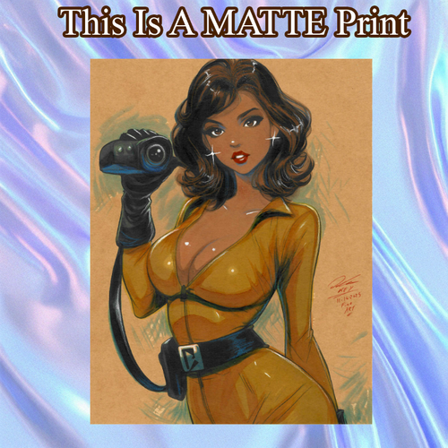 April Oneil Art Illustration Hard Signed 8.5x11in Fine Art PRINT