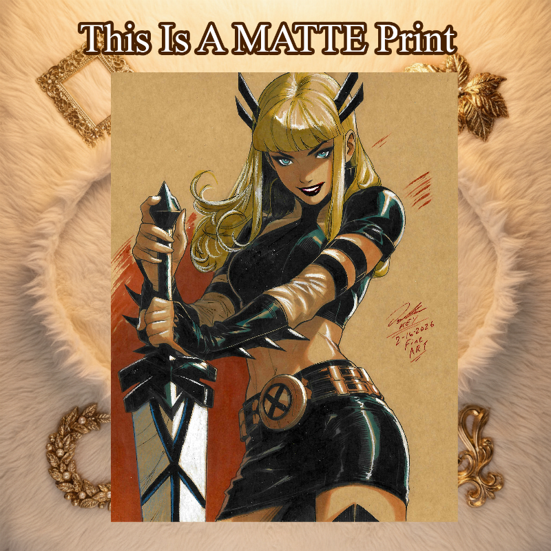 Magik Art Illustration Hard Signed 8.5x11in Fine Art PRINT
