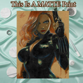 Black Widow Art Illustration Hard Signed 8.5x11in Fine Art PRINT