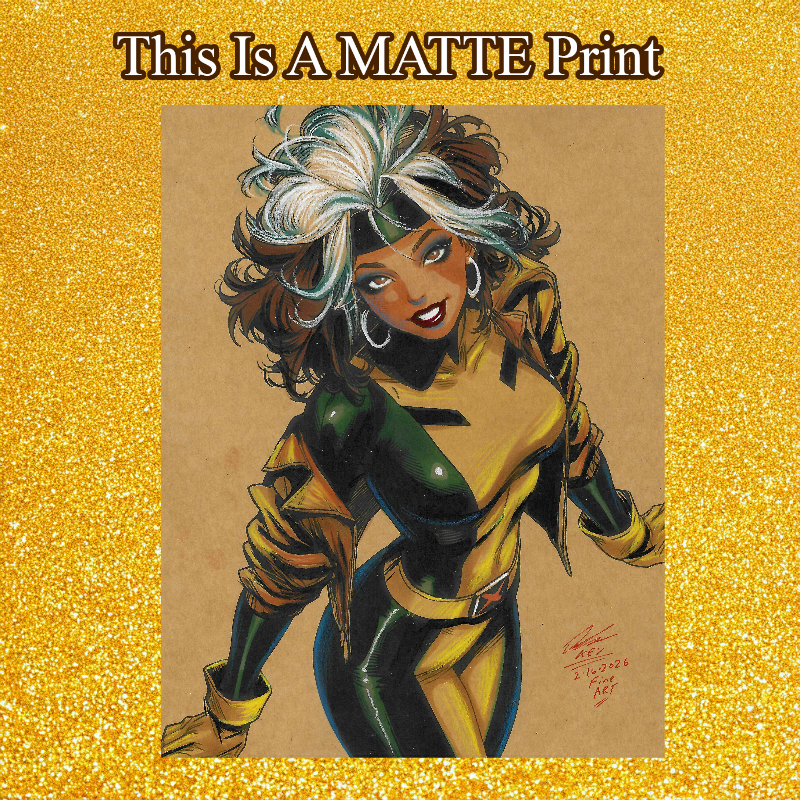 Rogue Art Illustration Hard Signed 8.5x11in Fine Art PRINT