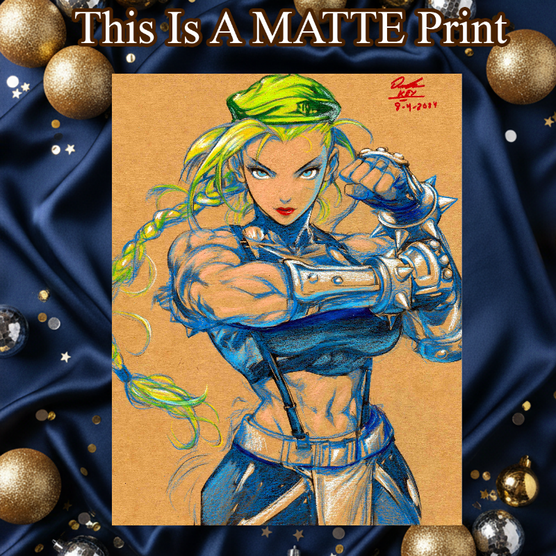 Cammy Art Illustration Hard Signed 8.5x11in Fine Art PRINT