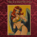 Hawkgirl Art Illustration Hard Signed 8.5x11in Fine Art PRINT