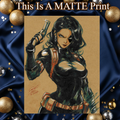 Domino Art Illustration Hard Signed 8.5x11in Fine Art PRINT