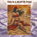 Elektra Art Illustration Hard Signed 8.5x11in Fine Art PRINT