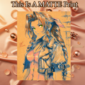 Aerith Gainsborough Art Illustration Hard Signed 8.5x11in Fine Art PRINT