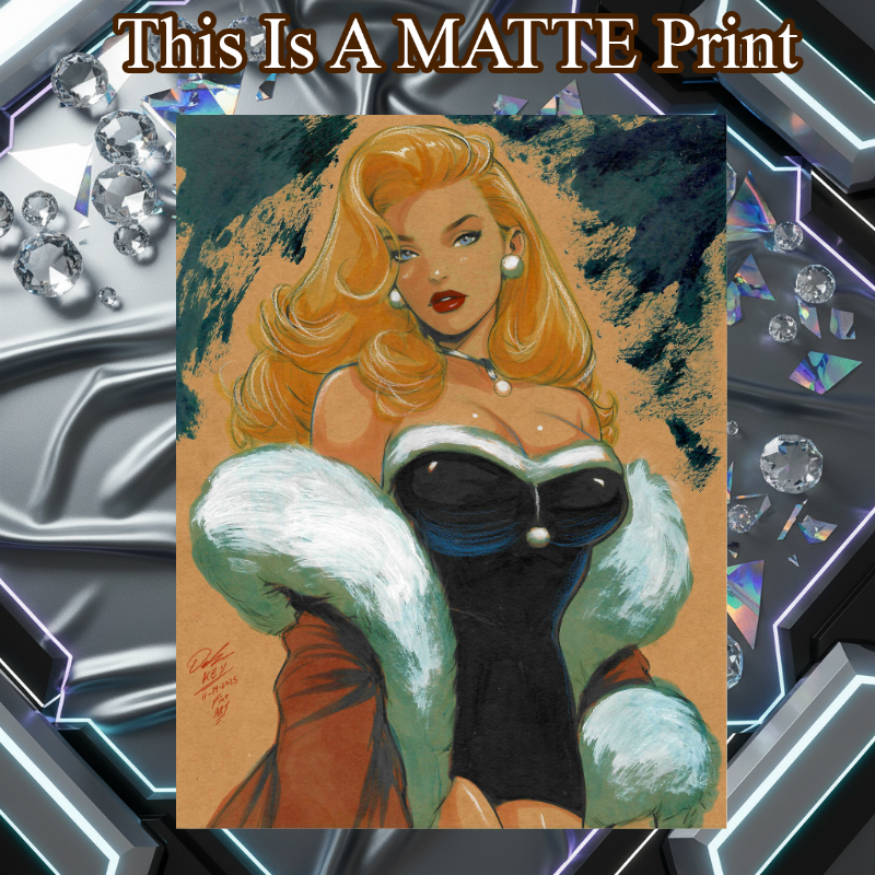 Emma Frost Art Illustration Hard Signed 8.5x11in Fine Art PRINT